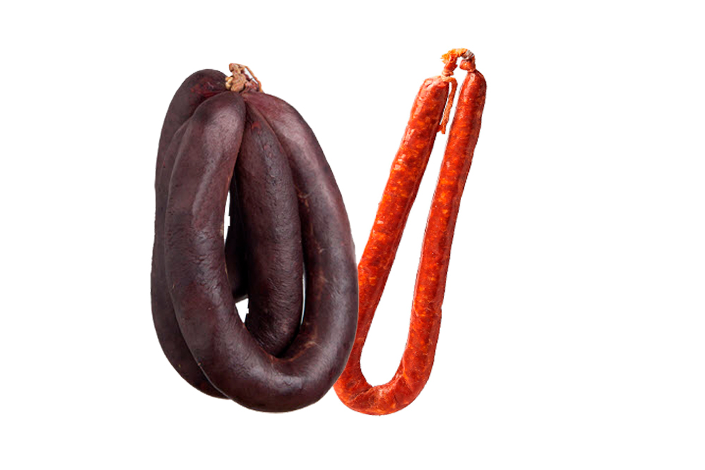 Chistorra, morcilla y mondeju